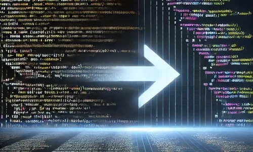 DALL·E 2024-08-26 19.41.10 - A professional image showing the evolution of PHP code, symbolizing the transition from legacy to modern PHP 8.x practices. On the left side of the im